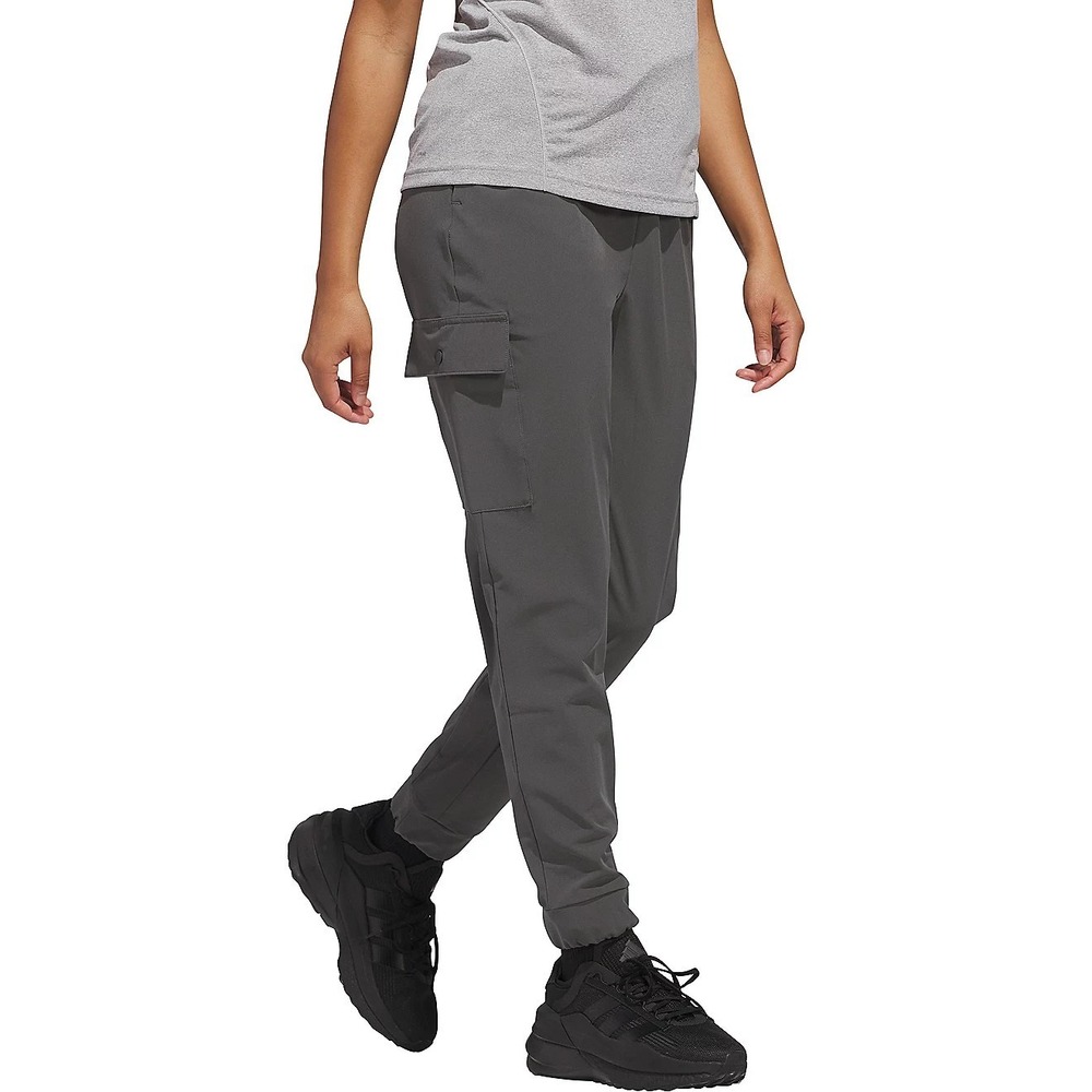 Adidas Women's Woven Cargo Pants Training Joggers JN2806 Gray XS NWT